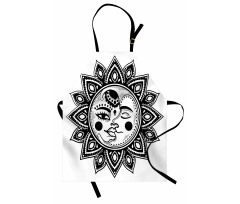 Astronomy Sun and Moon Apron