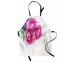 Tulips Tied with a Ribbon Apron