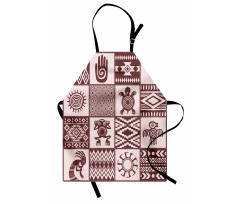 Patchwork Style Primitive Apron