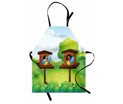 Winged Animals Nest Apron