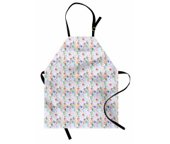 Colorful Nests Sketch Apron