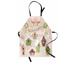 Pastel Floral Snow Nest Apron