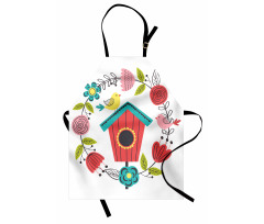 Winged Animals Nest Art Apron