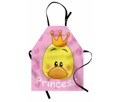 Princess Duck with Tiara Apron