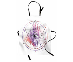 Watercolor All Seeing Eye Apron