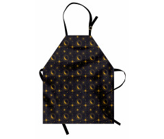 Crescent in Mystical Night Apron