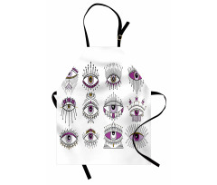 Evil Seeing Eye Sign Apron