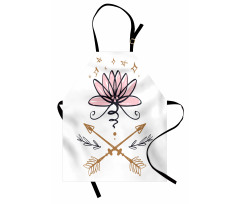 Lotus and Arrows Sketch Apron