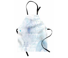 Geometric Science Motifs Apron