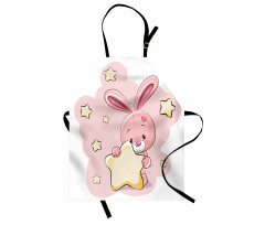 Rabbit Bunny with a Star Apron