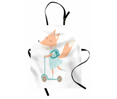 Happy Animal and Bag on Scooter Apron