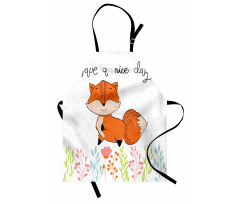 Have a Nice Day Wording Animal Apron