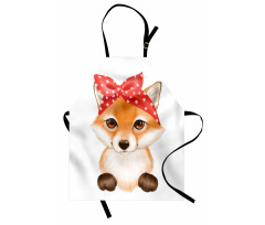 Wild Animal Drawing Apron