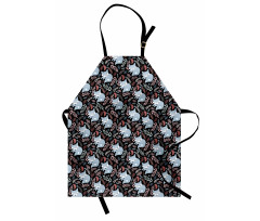 Sleeping Animal and Branches Apron