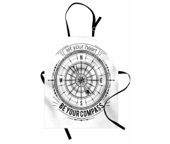 Monochrome Compass Apron