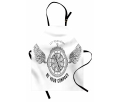 Antique Compass Apron