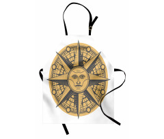 Sun Compass Art Apron