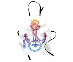 Ombre Anchor Rope Apron