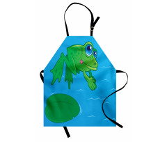 Diving Animal from a Leaf Apron