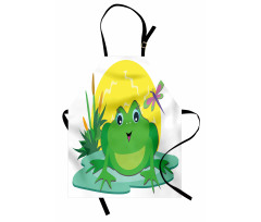 Animal on Leaf Cartoon Sun Apron