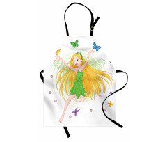 Spring Fairy Butterflies Apron