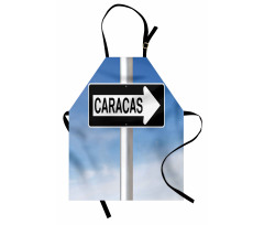 Caracas Lettering Sign Apron