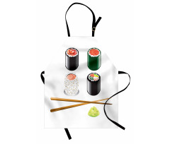 Japan Sushi and Chopsticks Apron