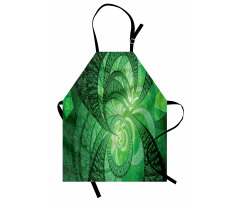 Abstract Swirling Spirals Apron