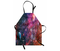 Abstract Jumble Space Apron