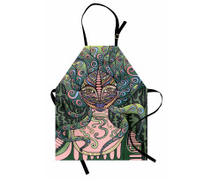 Modern Mystic Girl Apron