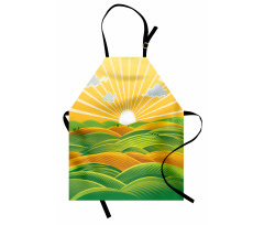 Fields Hills at Dawn Apron