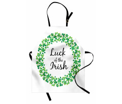 Clover Wreath Apron