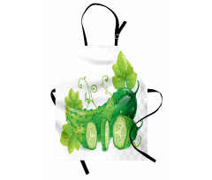 Juicy Cucumber Graphic Apron