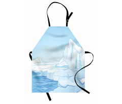 Cartoon Style Winter Theme Apron