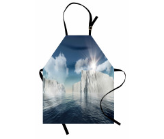 Fluffy Clouds Sunbeams Apron