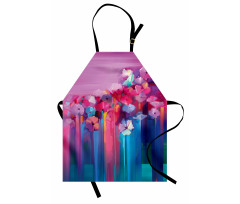 Vibrant Flower Apron