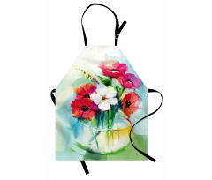 Flowers in a Vase Art Apron