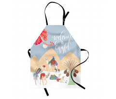 Colorful Camels Apron