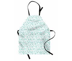 Pattern with Flower Stem Apron