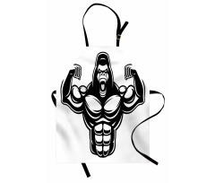 Athletic Bodybuilder Beast Apron