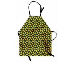 Citrus Cartoon with Leaves Apron