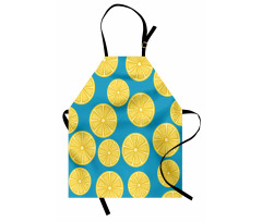 Vivid Citrus Slices Art Apron