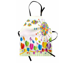 Abstract Flower Summer Apron