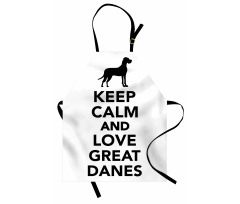 Keep Calm and Love Text Apron