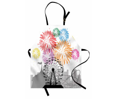 Fireworks Circus Fun Apron