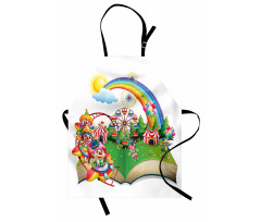 Rainbows and Clowns Apron