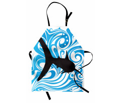 Swirling Waves and a Big Fish Apron