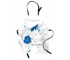 Mapping with Names Written Apron