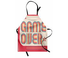 Vintage Game over Screen Apron