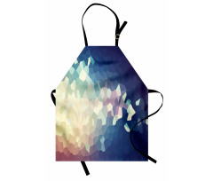 Polygonal Pixel Art Graphic Apron